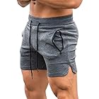 [メチーエング] ショートパンツ メンズ フィットネスパンツ ハーフパンツ トレーニング スポーツウェア 短パン 裾口側を開く グレー 日本サイズM
