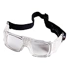 [Andux] Space バスケットボールメガネ スポーツゴーグル UV400 練習用 目を保護 保護眼鏡 耐衝撃眼鏡 防塵 防風 LQYJ-01 (ホワイト)