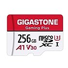 Gigastone マイクロsdカード 256GB Nintendo Switch 動作確認済 転送速度100MB/S 高速 MicroSD Full HD & 4K UHD動画, UHS-I A1 U3 V30 C10 国内正規品