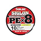 サンライン(SUNLINE) ライン シグロン PEx8 200m ライトグリーン 0.6号 10LB J