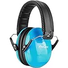 [ProCase] キッズ/大人兼用 騒音防止の安全イヤーマフ、遮音 聴覚過敏 調整可能なヘッドバンド付き 耳カバー 耳あて 聴覚保護ヘッドフォン、ノイズ減少率：NRR 21dB（SNR 27dB） ?ブルー