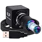 800万画素 USBカメラ マニュアルフォーカス 8MP Webカメラ 5-50mm 可変焦点レンズ CMOS IMX179 sensor ズームウェブカメラ プラグアンドプレイ、PCデスクトップラップトップ用 USB8MP02G-MFV(5-5