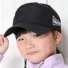 FELLOW(フェロー) ビーチキャップ 全5色 キッズ 帽子 54cm 海 プール アウトドア 学校 子供 フリーサイズ 日よけ 紫外線カット 熱中症対策 (ブラック, FREE 54cm)