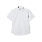 [オリーブデオリーブスクール] 消臭透防ラウンドカラーシャツ半袖 J4652 ガールズ スノーホワイト L