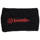 brembo(ブレンボ) リザーバータンク カバー リストバンド 80x50mm ブラック/赤ロゴ 99.8637.56