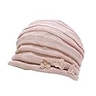 [ウノチヨ] [宇野千代] ニットキャップ 室内帽子 日本製 173-102A ピンク 57.5cm (FREE サイズ)