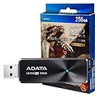 ADATA SSD パフォーマンス 256GB ハイスピード USB フラッシュドライブ UE700 Pro 最大読込速度：360MB/秒 PS4 メーカー動作確認済 ブラック AUE700PRO256GSSDP