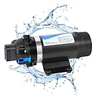 NEWTRY 高圧ポンプ 給水 排水ポンプ ダイヤフラムポンプ 電動ウォーターポンプ 最大揚程110ｍ 160PSI 最大吐出量6-7L/min 低騒音 車用 (110V/7L)