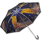 ユーパワー 名画折りたたみ傘(晴雨兼用) ゴッホ「夜のカフェテラス」 AU-02508