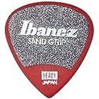Ibanez 滑り止め素材を使用したピック Grip Wizard Series Sand Grip Pick PA16HSG-RD RED