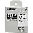 キングジム テープカートリッジ テプラPRO 白 50mm SS50K