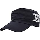 [エクサス]EXAS ワークキャップ アーミーサイドプリント 大きいサイズ帽子 65cm 調節可能 メンズ ブラック