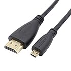 ViViSun ハイスピード HDMI(オス)to micro HDMI(オス)変換ケーブル HDMIタイプAオス-micro HDMIタイプＤ(micro)オス 金メッキコネクタ搭載 高速データ伝送 (1.5m)