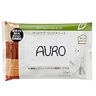 AURO (アウロ) ウッドケア ワックスシート 10枚 床拭きシート ウェット 床拭き 掃除 無添加 日本製 無着色 ユーカリ 1 個