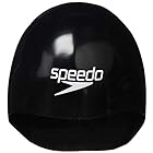 Speedo(スピード) スイムキャップ Fastskin3 Cap ファストスキン3キャップ 水泳 ユニセックス SE11922 ブラック/ホワイト M