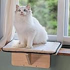 Petsfit 猫用ウィンドウベッド 猫 窓 ハンモック 猫窓用ベッド キャットソファー ウインドウベッド マット付き 取り付けタイプ 外れにくい 日向ぼっこ