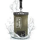 【Pelican】スマホ スマフォ 防水ポーチ 防水ケース 首かけ 首掛け IP68(最高等級)携帯防水ケース 携帯防水ポーチ 携帯防水 携帯防水袋 防水袋 防水 海 お風呂 プール ホルダー 携帯 最大 6.5 インチ スマートフォン対応 ペリ