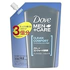 【Amazon.co.jp限定】【大容量】Dove MEN(ダヴメン) クリーンコンフォート メンズ 泡洗顔 詰め替え用 330ml 保湿 皮脂 べたつき