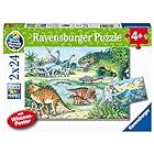 ラベンスバーガー(Ravensburger) ジグソーパズル 05128 1 恐竜のくらし(24ピース×2)