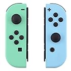 BLUEHOOSYOO Nintendo Switch Joy-Con シリコンケース (L)/(R) カバー ニンテンドースイッチ 任天 堂 コントローラ用 保護ケース キズ防止 滑り止め … (薄緑色と水色)