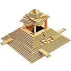 ESC WELT Quest Pyramid 立体パズルボックス クルーボックス 頭の体操木製パズル 秘密付き難解パ ピラミッド 脱出ゲーム ユニーク 3D ぱずるボックス 大人向け 親子 女の子 工作 木製