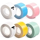 6個 Lite専用テープ カラーセット 互換 キングジム テプラ ホワイト 透明 イエロー グリーン ブルー ピンク 15mm ライト Lite専用テープ