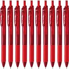 ぺんてる ゲルインキボールペン エナージェルS 0.5mm 赤 10本 BLN125-B