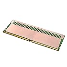 Easycargo DIMM メモリ ヒートシンク キット、銅製ヒートシンク + 事前に適用された熱伝導性接着テープ、ヒート スプレッダー クーラー PC メモリ RAM DIMM 冷却用ヒートシンク パッド