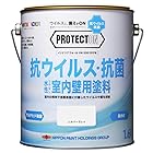 ニッペ ペンキ 塗料 PROTECTON-プロテクトン- インテリアウォール VK-200 DIY用 1.6L シルバーグレイ 水性 つやなし 屋内 日本製 4976124877919