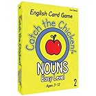 NOUNS Easy Level Catch The Chicken English Card Game 英語 カードゲーム子供英語名詞フラッシュカード