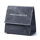 DEAN&DELUCA ランチバッグ チャコールグレー 保冷バッグ チルドバッグ 折りたたみ コンパクト 20×20×13cm