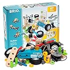 BRIO(ブリオ) ビルダー プルバックモーターセット 34595「全67ピース」対象年齢3歳~(大工さん 工具遊び おもちゃ 知育玩具 ごっこ遊び)