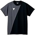 [ヴィクタス] 卓球シャツ 練習用 V-TS230 男女兼用 グレー/ブラック(1110) 2XL 532101