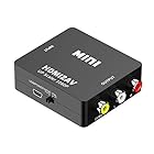[Amazonブランド] Eono(イオーノ) HDMI to AV 変換コンバーター 音声転送 ゲーム機PS3 /PS4 /XBOX/PC/BDプレーヤー/カーナビ/Nintendo switch/TV用 HDMI to AV コンポジット (