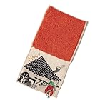 【moritaMiW】 楠橋紋織(Kusubashi Mon Ori) ポーチハンカチ 軒下のアマノジャク レッド 【A-68236-90-R】
