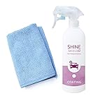 [ SHIELD ] SHINE SHIELD α 500ml (洗車 コーティング剤/クロス付き) 超滑水 極艶 ガラス撥水 艶 水垢 防汚 カーコーティング 簡単 極艶 つや