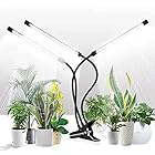 植物育成ライト 屋内植物成長LEDランプ 75W 126LED植物ランプ USB給電式 電源アダプター付き 3ヘッド付き 360°グースネック タイマー機能(4/8/12H) 5段階調光 日照不足解消 小さな植物に最適