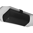 [Cicogna] 車用 メガネホルダー サングラス 眼鏡 収納 ケース PU 汎用 車載 サンバイザー 取付簡単 シンプル (ブラック)