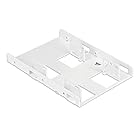 Corsair Dual SSD Mounting Bracket 3.5インチ SSD変換ブラケット ホワイト 新モデル CSSD-BRKT2W(メーカー販売正規品)