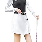 QIRUNレディースゴルフスカート プリーツスカート GOLFウェア スポーツウェア テニス スカート おしゃれ ゴルフ ウェア コットン製品 細身 伸縮性 軽量 通気性 吸汗速乾