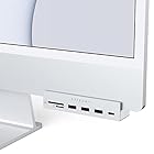 Satechi iMac24インチ用 USB-C クランプハブ (シルバー) (2021 iMac対応) USB-C データポート, 3xUSB-A 3.0, Micro/SDカードリーダー