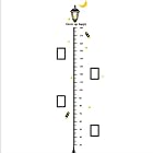 子供部屋 インテリア インスタ映え 身長測定 装飾壁飾り 壁紙 ポスター（測定範囲30～ 180cm）