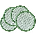 心春（KOHARU） い草 座卓敷き 4枚組 約16×16cm×6mm 丸形 畳材店プロデュース 畳 へこみ 防止 天然い草 抗菌 床のへこみ 傷防止に最適 グリーン（緑）