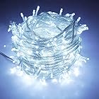 Freesun LED イルミネーション ライト30m500球ストレートタイプ メモリー 機能内蔵 複数連結可 クリスマスツリーライト 屋外防水 白光