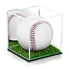 野球ボールケース サインボールケース 野球用 アクリル製 ディスプレイケース 保護 展示 防塵 四角型 コレクションケース 透明ケース(ミラー)