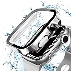 ANYOI 対応 Apple Watch ケース 45mm 防水ケース 3D直角エッジデザイン メッキ加工 アップルウォッチ カバー ガラスフィルム 一体型 アップルウォッチ ケース 耐衝撃 apple watch カバー 全面保護 高透過率 A
