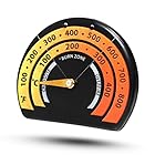 ストーブ 温度計 最新式 マグネット付 100度～400度まで計測 サーモメーター 熱に強いセラミックデカール