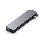 Satechi USB-C Proハブ Max 8in2 (スペースグレイ) USB4 HDMI USB-A/Cデータ イーサネット SD 音声ジャック (MacBookPro Air M1 M2対応)