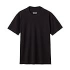 [ボディワイルド] Tシャツ ジャケット+ 後ろ襟高め 綿100% メンズ ブラック LL