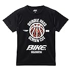 [ＦＩＮＡＬ　ＦＯＵＲ　ＢＡＳＫＥＴＢＡＬＬ　ＦＩＮＡＬ　ＦＯＵＲ] BIKE バイク バスケットボール バスケ ジュニア Jr プラクティス Tシャツ BK6013 (0500)ブラック 130